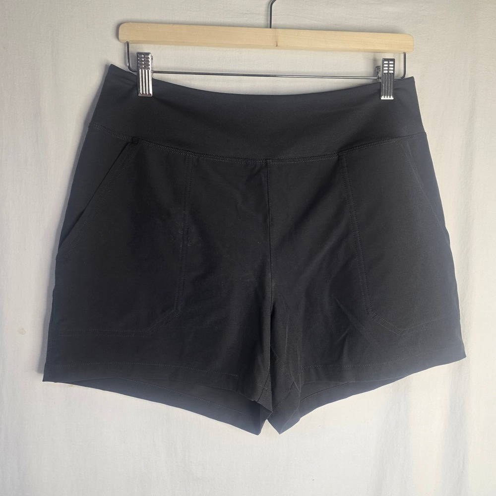 Patagonia Happy Hike Shorts Womens M Gray Polyester Active Gorpcore 21233